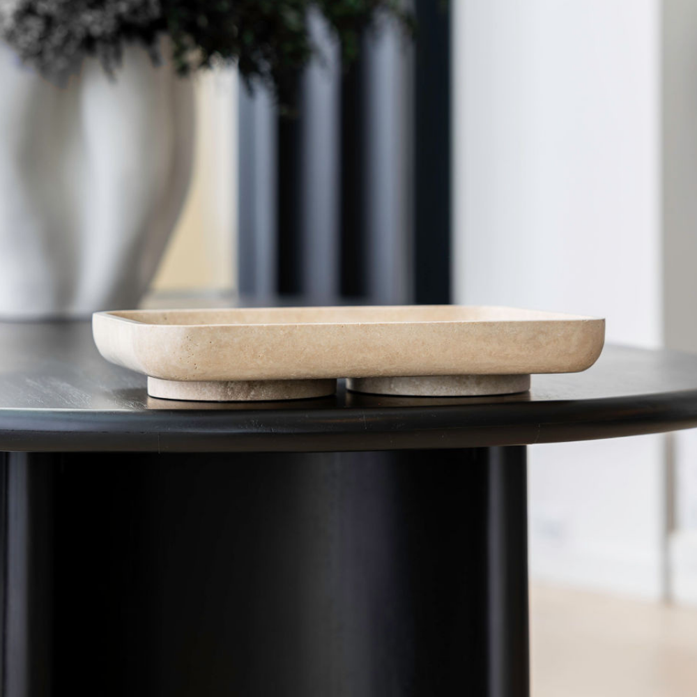 The Architect footed letter tray, sleek and minimalist design for luxury office or home decor, ideal for organizing letters and papers with sophisticated style