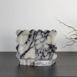 Palazzo Small Scalloped Tray & Incense Holder Viola Calacatta