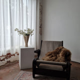 Clover Tall Sculpture Beige Travertine