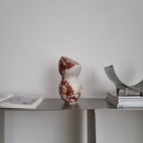 Eternity Circular Tall Sculpture Brown Calacatta