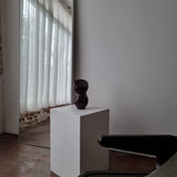 Eternity Circular Tall Sculpture Rosso Levanto