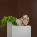 Amour Large Table Sculpture Brown Calacatta