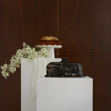 Grand Cameo Oblong Cake Tray Brown Emperador