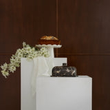 Cameo Oblong Cake Tray Brown Emperador