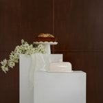 Cameo Oblong Cake Tray White Onyx