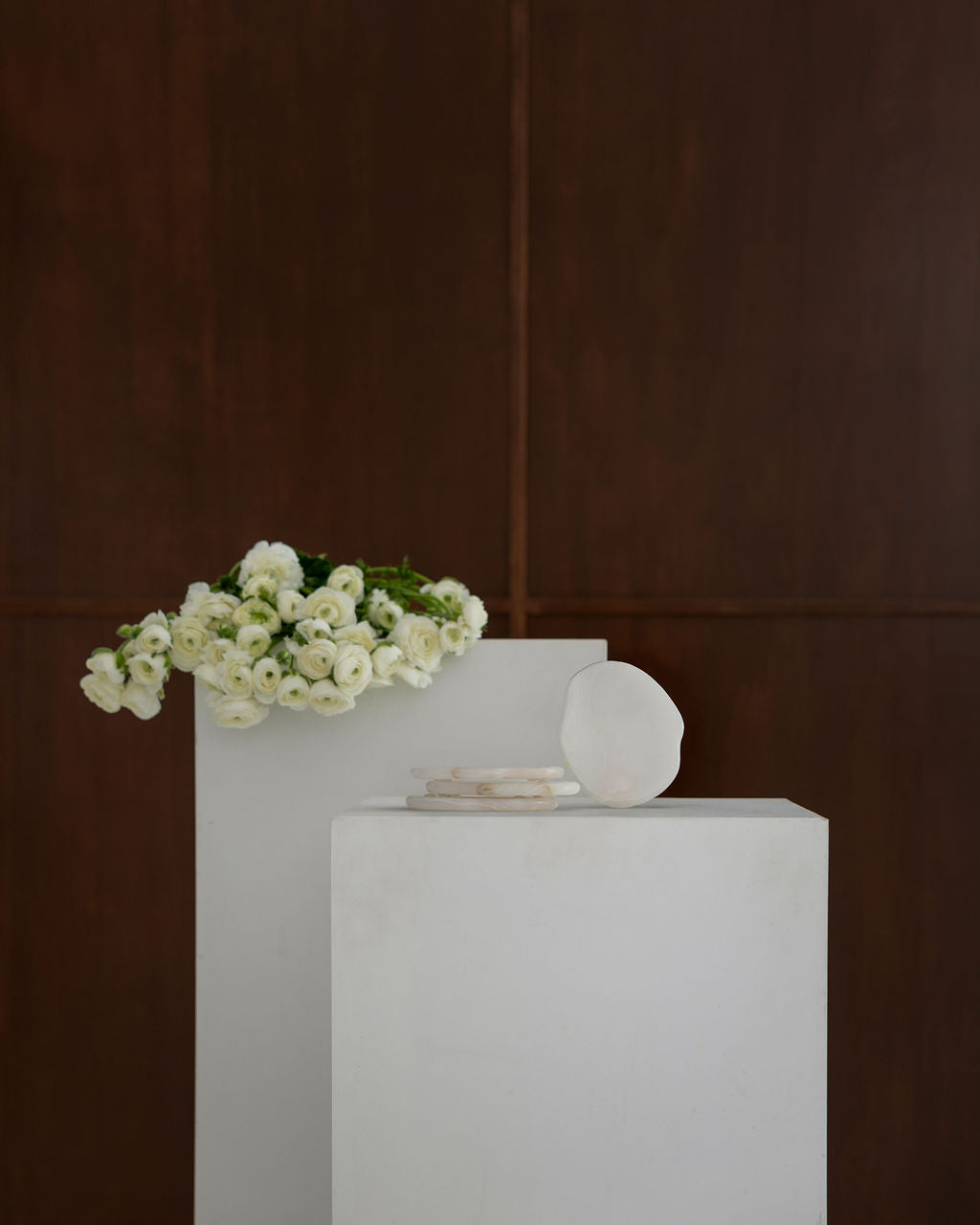 Anchor Stone Coasters White Onyx