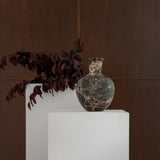 Fountain Funnel Neck Vessel Brown Emperador