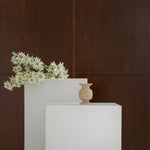 Keepsake Small Bud Vase Beige Travertine