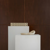 Meridian Rope Sculpture Beige Travertine