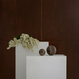 Orbit Table Sculpture - Small Brown Emperador