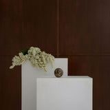 Orbit Table Sculpture - Small Brown Emperador