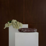 Solstice Sculpted Tray Large Rosso Levanto