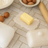 Grand Cameo Oblong Cake Tray White Onyx