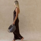 Legacy Handle Vase Dark Brown