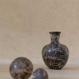 Fountain Funnel Neck Vessel Brown Emperador