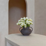 Legacy Handle Vase Dark Brown