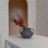 Legacy Handle Vase Dark Brown