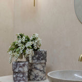 Embrace Table Holder Medium Viola Calacatta