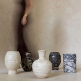 Embrace Table Holder Medium Viola Calacatta