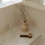 Keepsake Small Bud Vase Beige Travertine