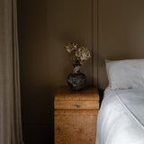 Fountain Funnel Neck Vessel Brown Emperador