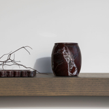 Collector Cannister – Stylish stone storage vessel, perfect for organizing miscellanea or as a pen cup. Combines modern design with practical simplicity to enhance workspace or home décor.