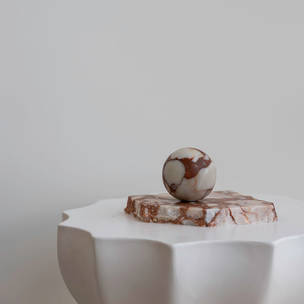 Orbit Table Sculpture – Small modern homeware décor with a sleek, minimalist design. Ideal for adding a touch of contemporary elegance to any table or shelf, perfect for living rooms or office spaces.