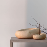 Eclipse Small Sculpted Dish & Incense Holder – Compact, versatile homeware inspired by celestial harmony, perfect for keepsakes or incense. Adds sophistication and mindful ambiance to any room.