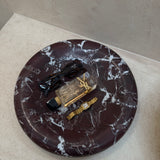 Solstice Sculpted Tray Large Rosso Levanto