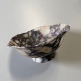 Round Footed Bowl — Viola Calacatta (One-Off Sample) - Seconds