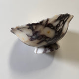 Round Footed Bowl — Viola Calacatta (One-Off Sample) - Seconds