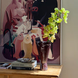 Clover Tall Sculpture Rosso Levanto