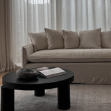 Eclipse Large Sculpted Bowl Tundra Grey Marble
