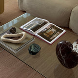 Amour Large Table Sculpture Rosso Levanto