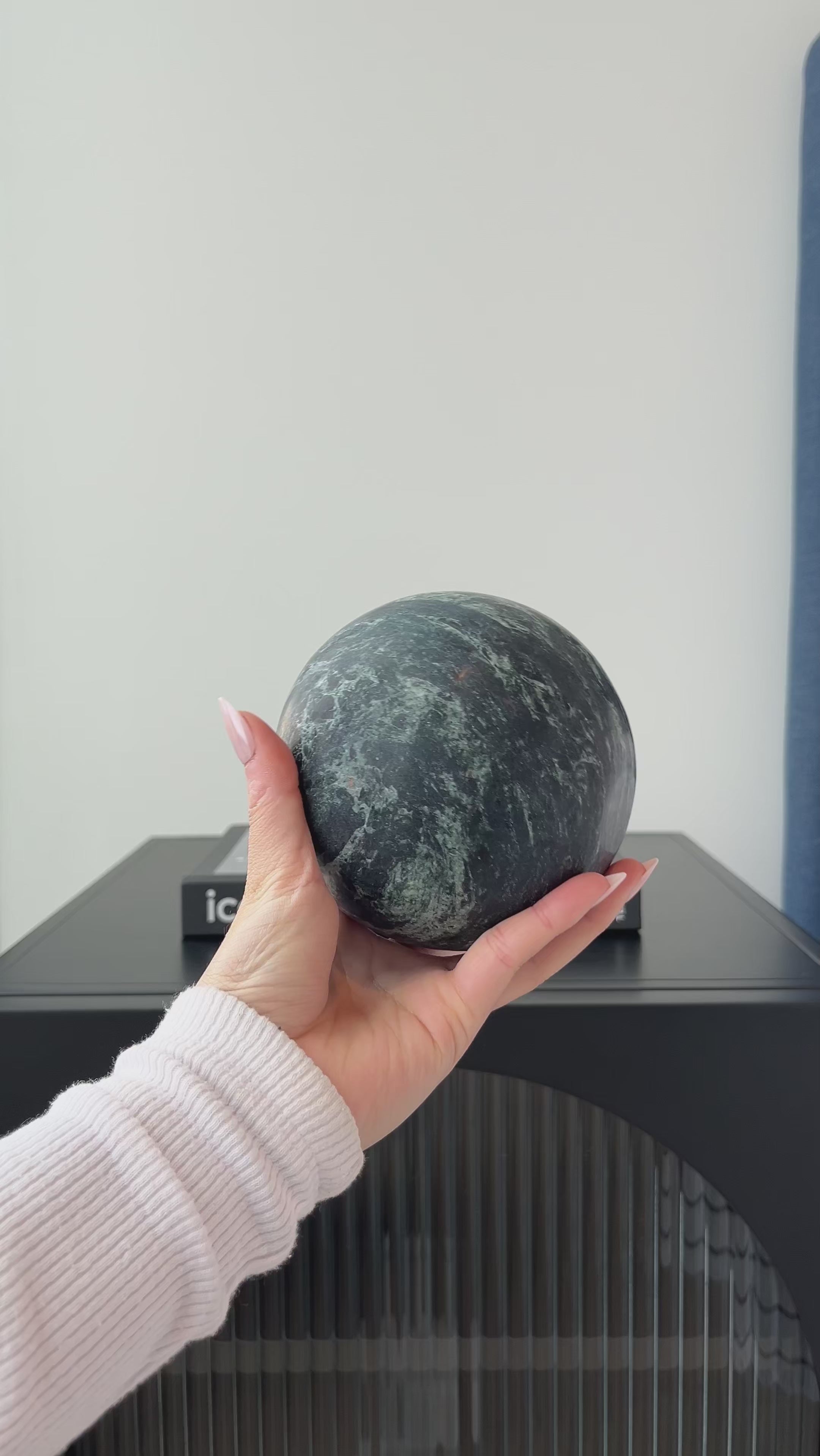 Orbit Table Sculpture – Large modern homeware décor with a sleek, minimalist design. Ideal for adding a touch of contemporary elegance to any table or shelf, perfect for living rooms or office spaces.