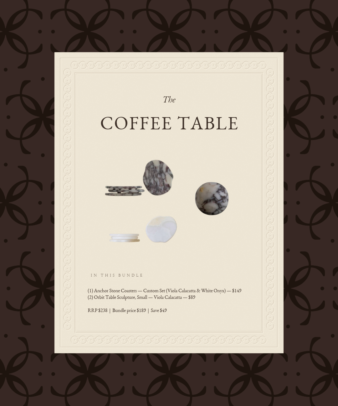 The Coffee Table gift bundle