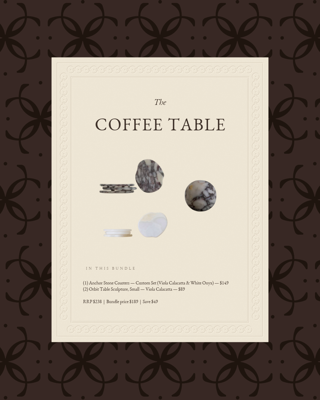 The Coffee Table gift bundle