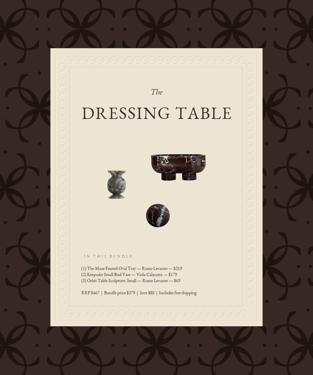 The Dressing Table gift bundle