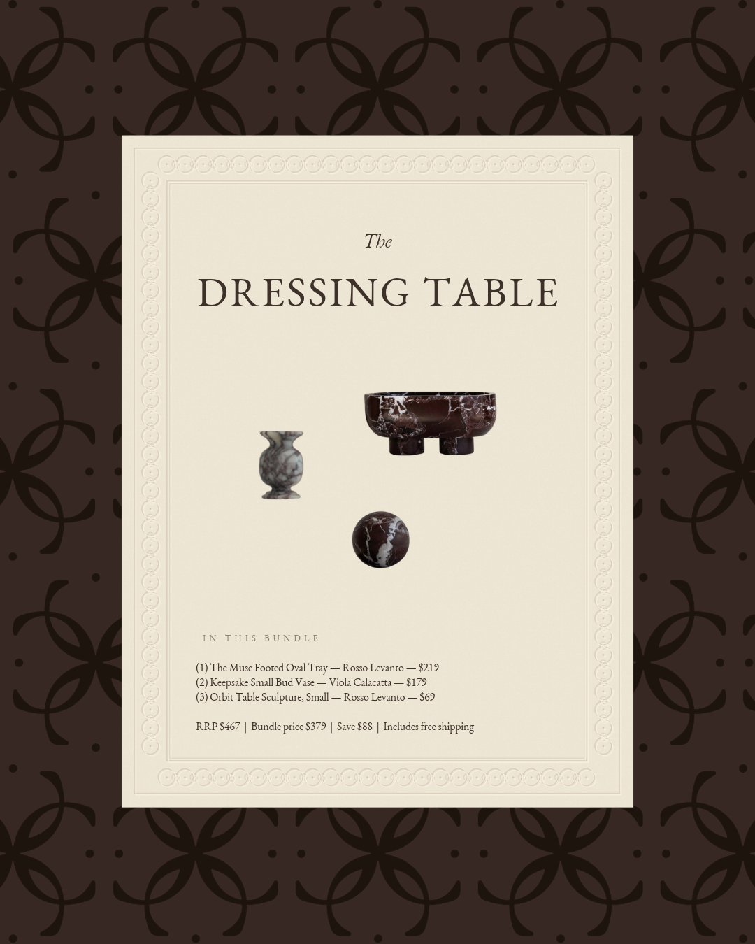 The Dressing Table gift bundle