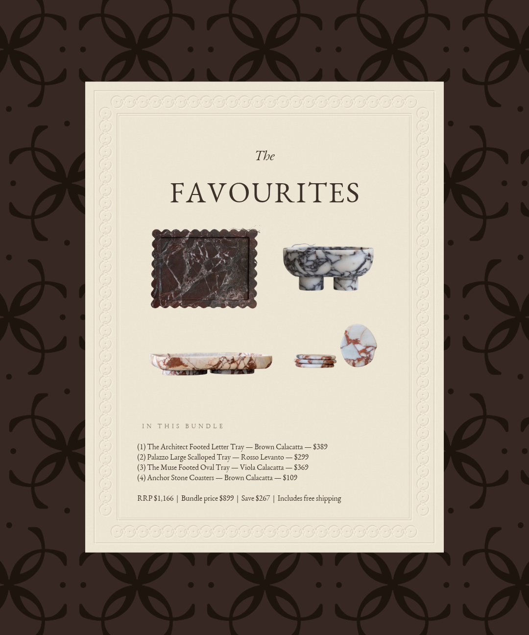 The Favourites gift bundle